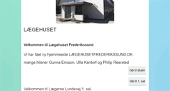 Desktop Screenshot of laegehuset.dk