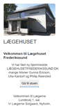 Mobile Screenshot of laegehuset.dk